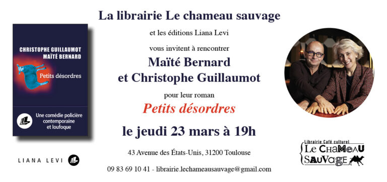 Dédicace Caroline Laurent - Librairie café Le Chameau sauvage