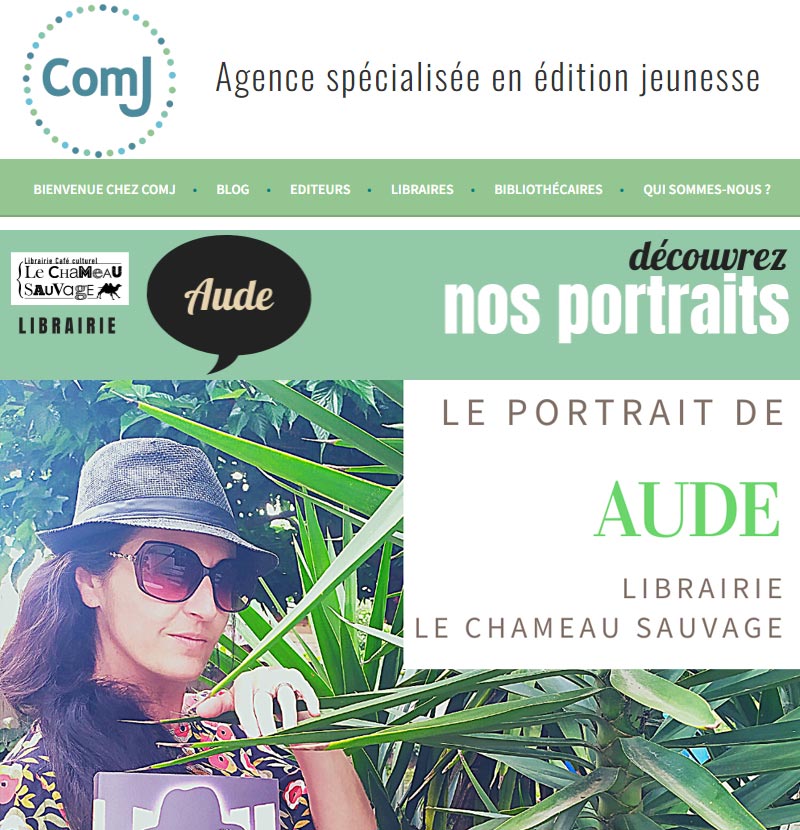 Article "Portrait d'Aude", ComJ - Capture d'écran