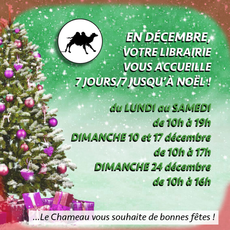 Horaires d'ouverture en décembre